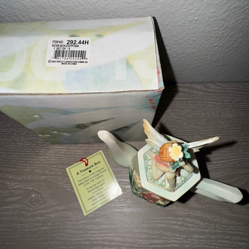 Decorative Egyptian fairy teapot DCI -treasure box - Picture 2 of 7